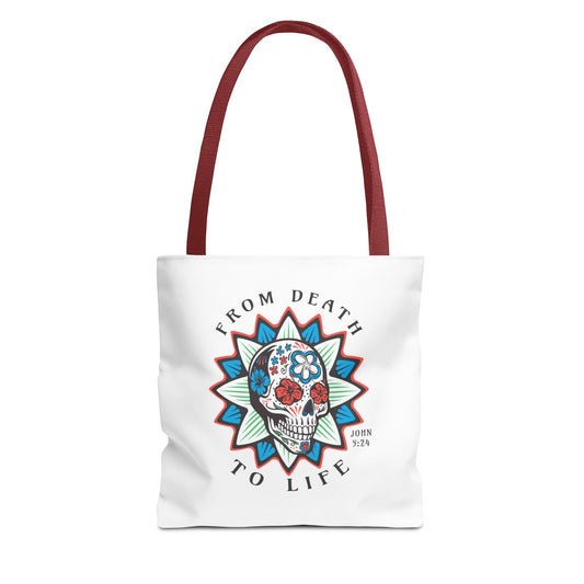 Faith Artistry Tote Bag - 'From Death to Life'
