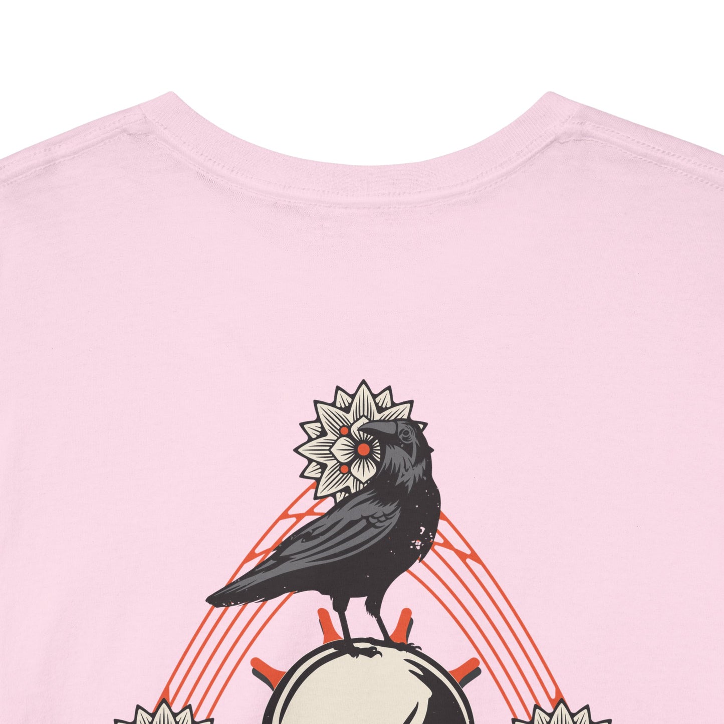 Faith Raven Skull Romans 6:23 Gothic Tee Design