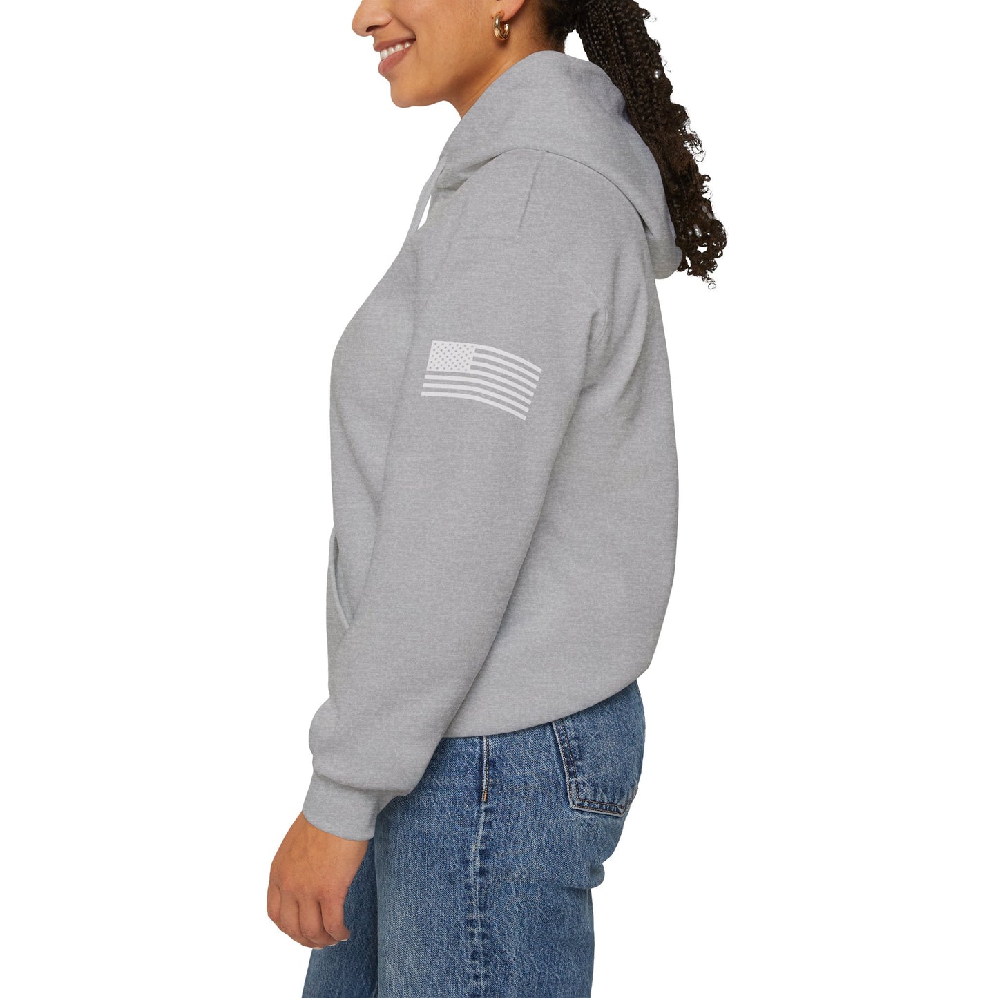 Patriotic Unisex Sweatshirt - Screaming Eagle Gadsen Snake USA Design