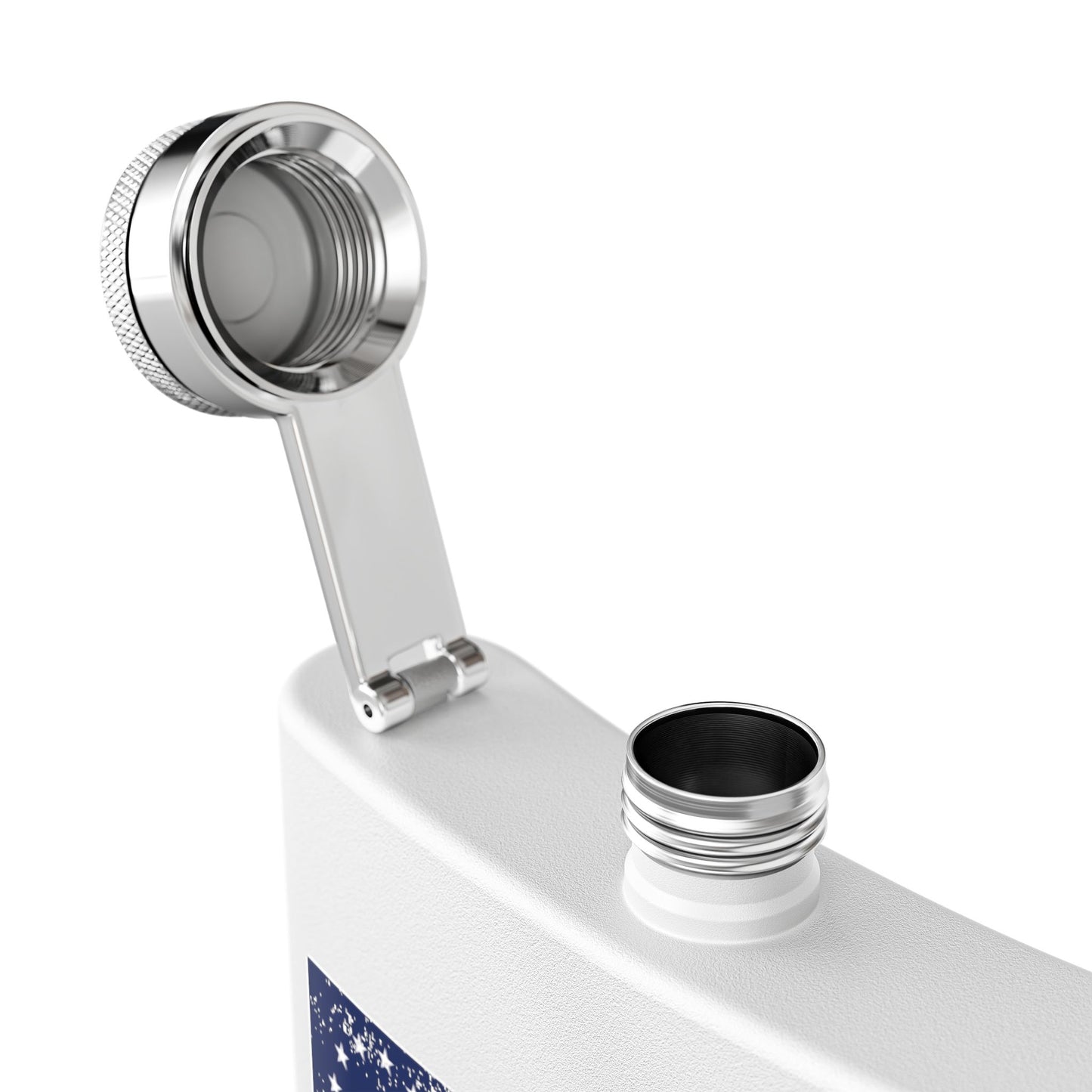 Patriotic Stainless Steel Flask - Betsy Ross USA Design