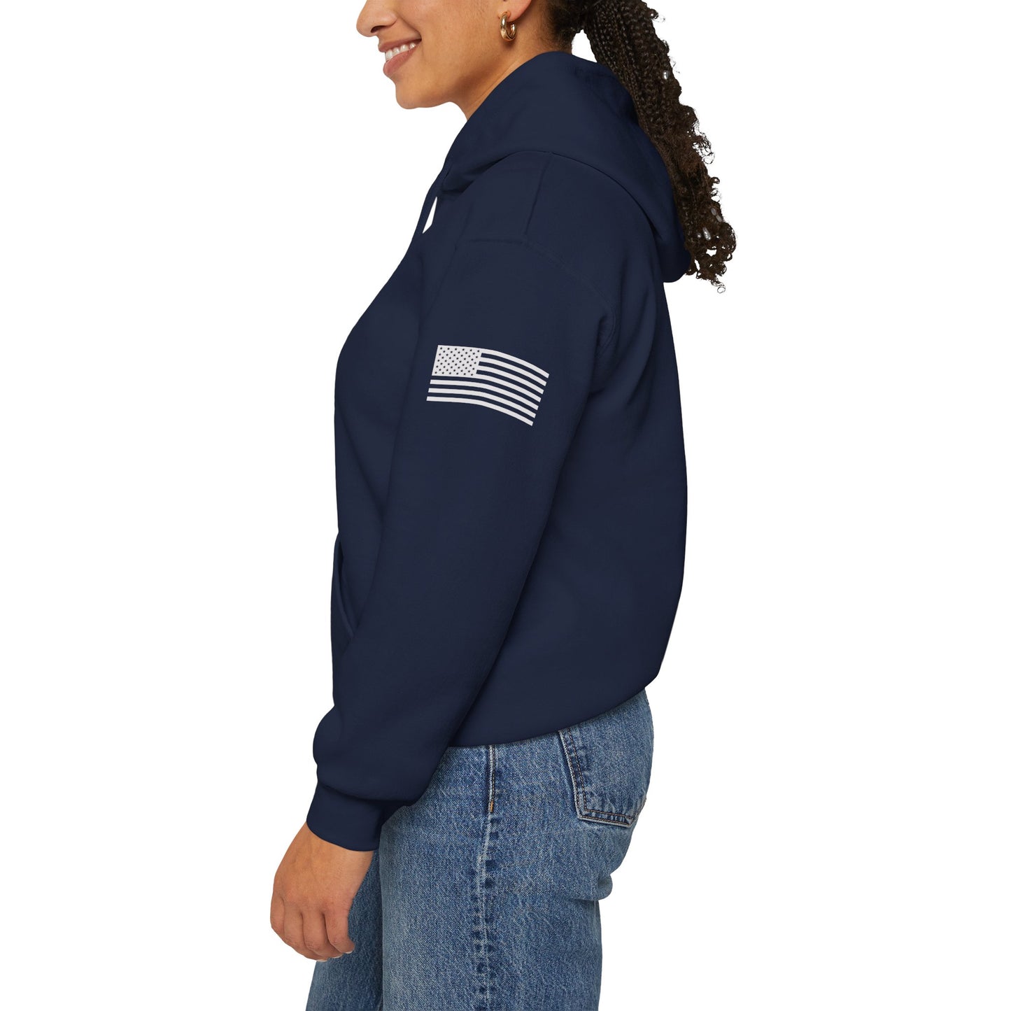 Patriotic Unisex Sweatshirt - Screaming Eagle Gadsen Snake USA Design