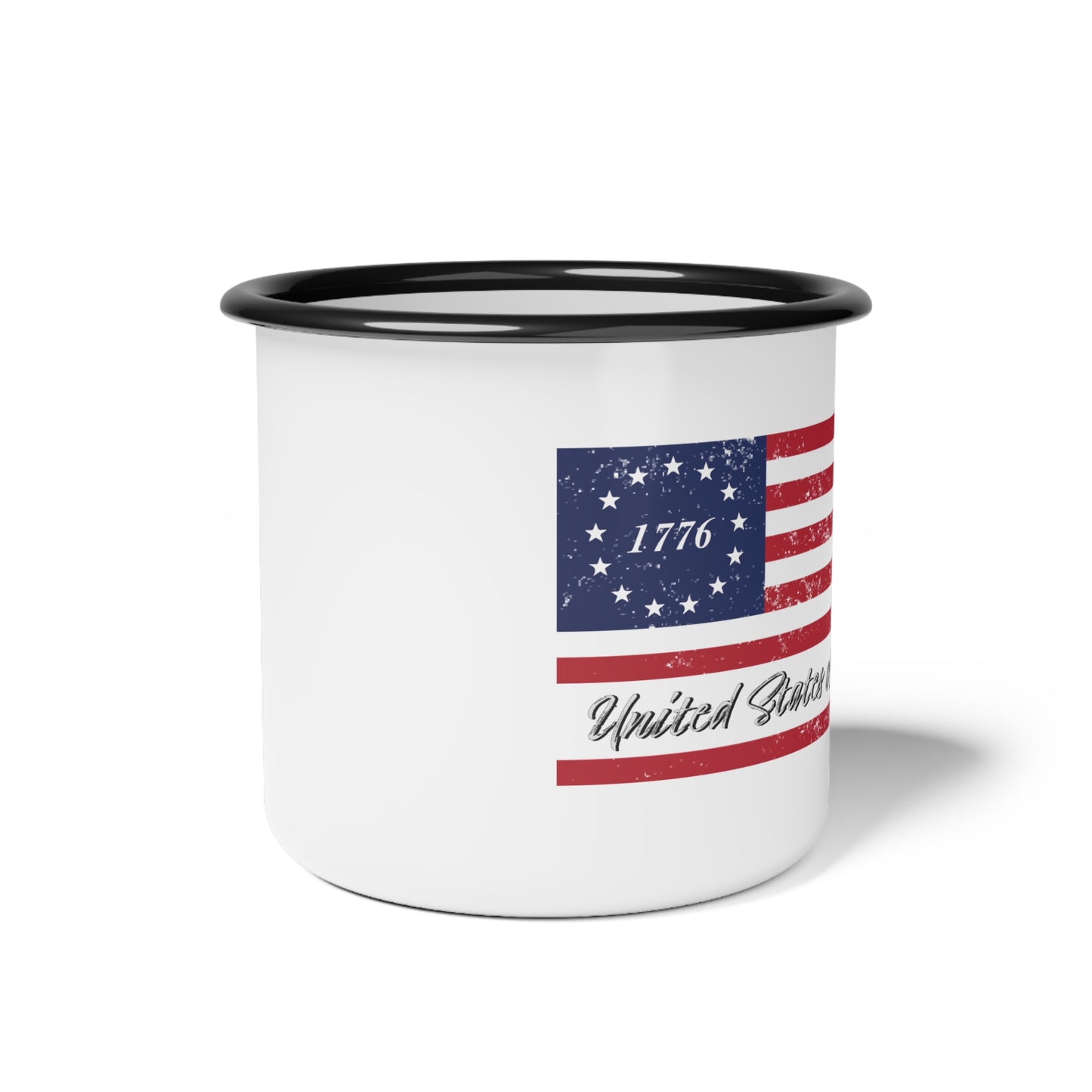 Patritoic Camp Mug - Betsy Ross USA Design