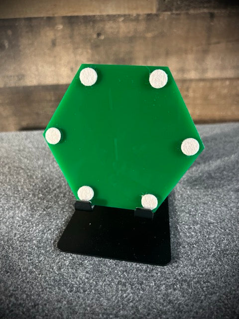 Handmade Organic Basswood & Acrylic Coasters - FOREST