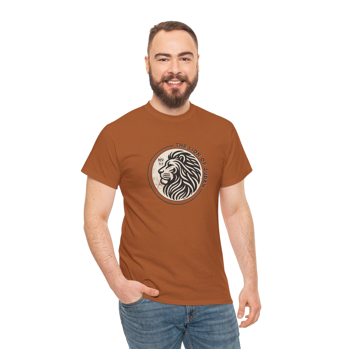Faith Driven Unisex Tee - Romans 5:5 "The Lion of Judah Design"