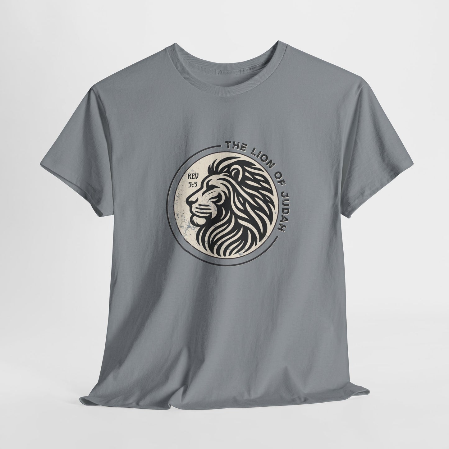Faith Driven Unisex Tee - Romans 5:5 "The Lion of Judah Design"