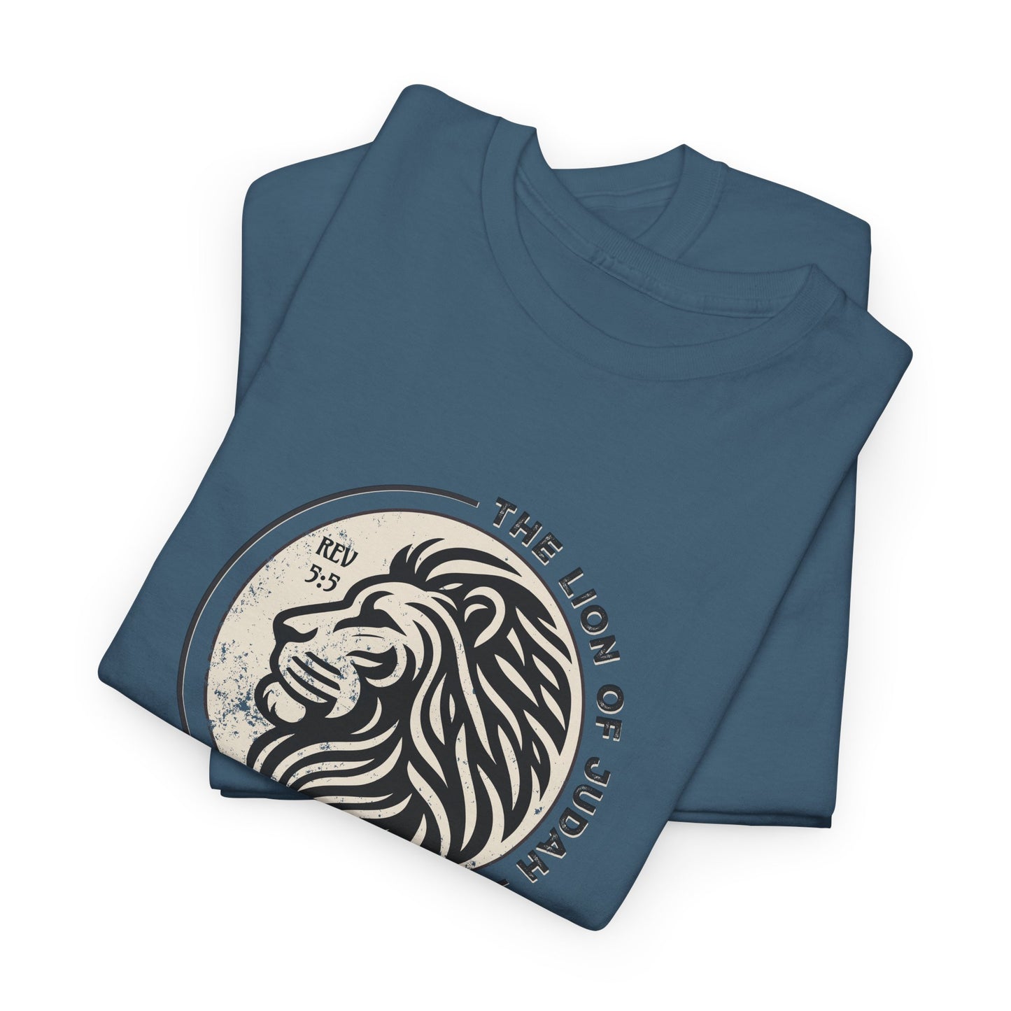 Faith Driven Unisex Tee - Romans 5:5 "The Lion of Judah Design"