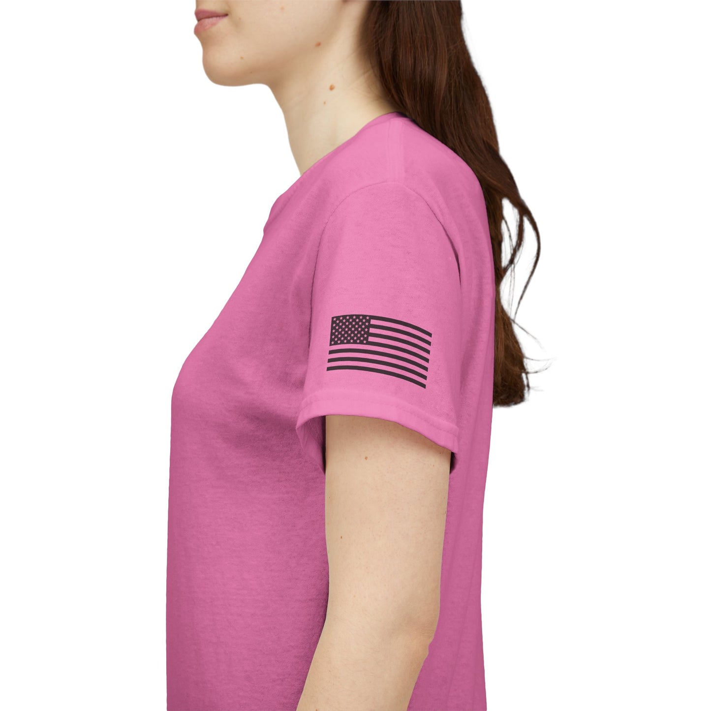 Patriotic Unisex T-Shirt - Gadsen USA Design *Blk