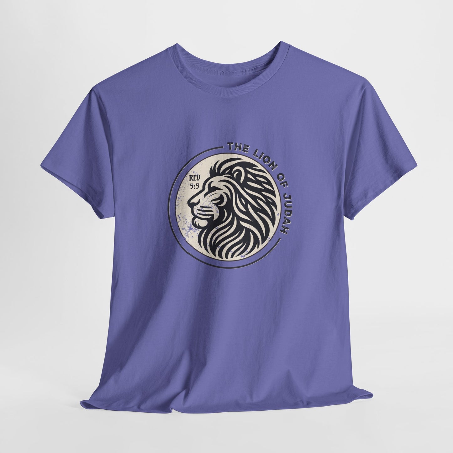 Faith Driven Unisex Tee - Romans 5:5 "The Lion of Judah Design"