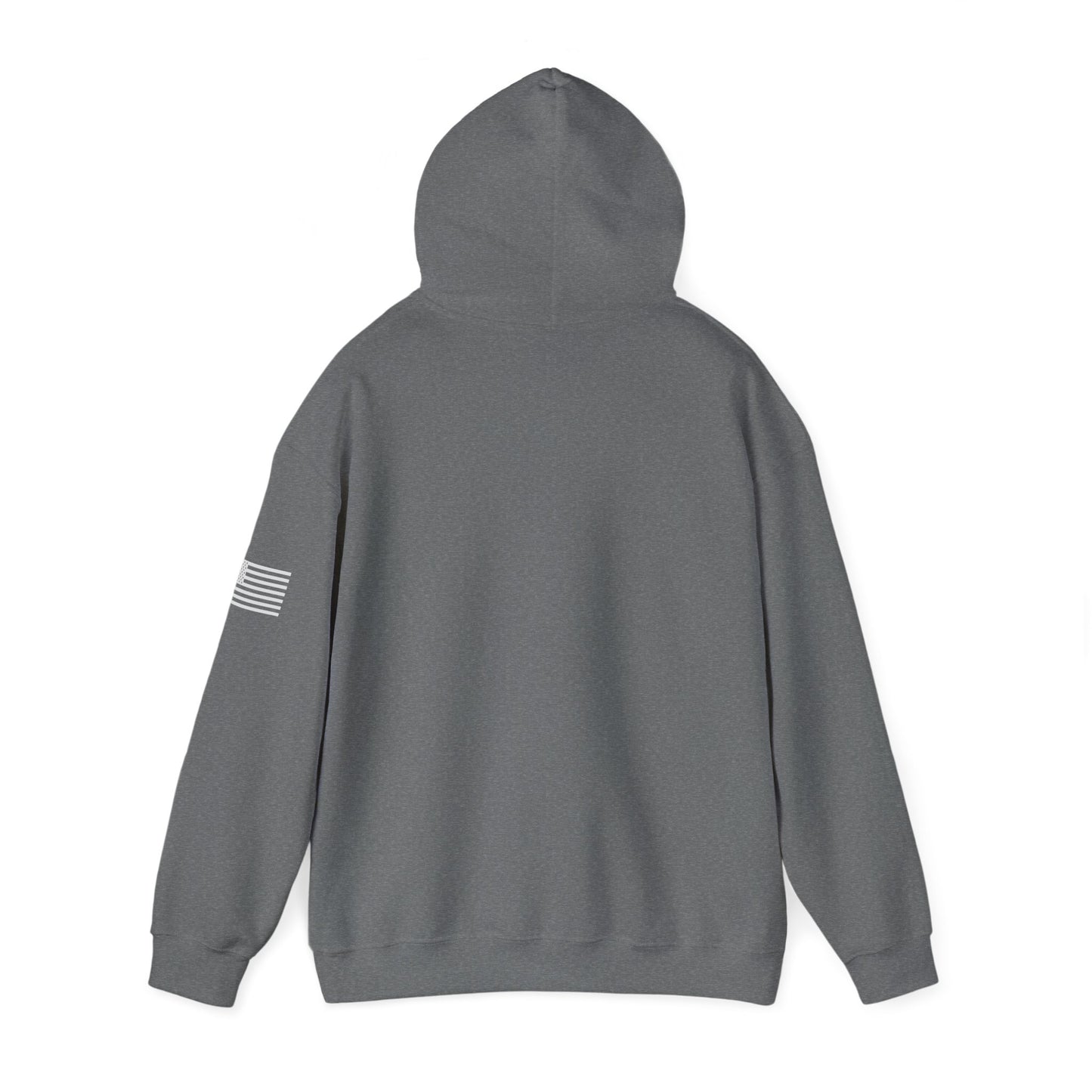 Patriotic "In God We Trust - 1776" Hooded Unisex Sweatshirt *Wht
