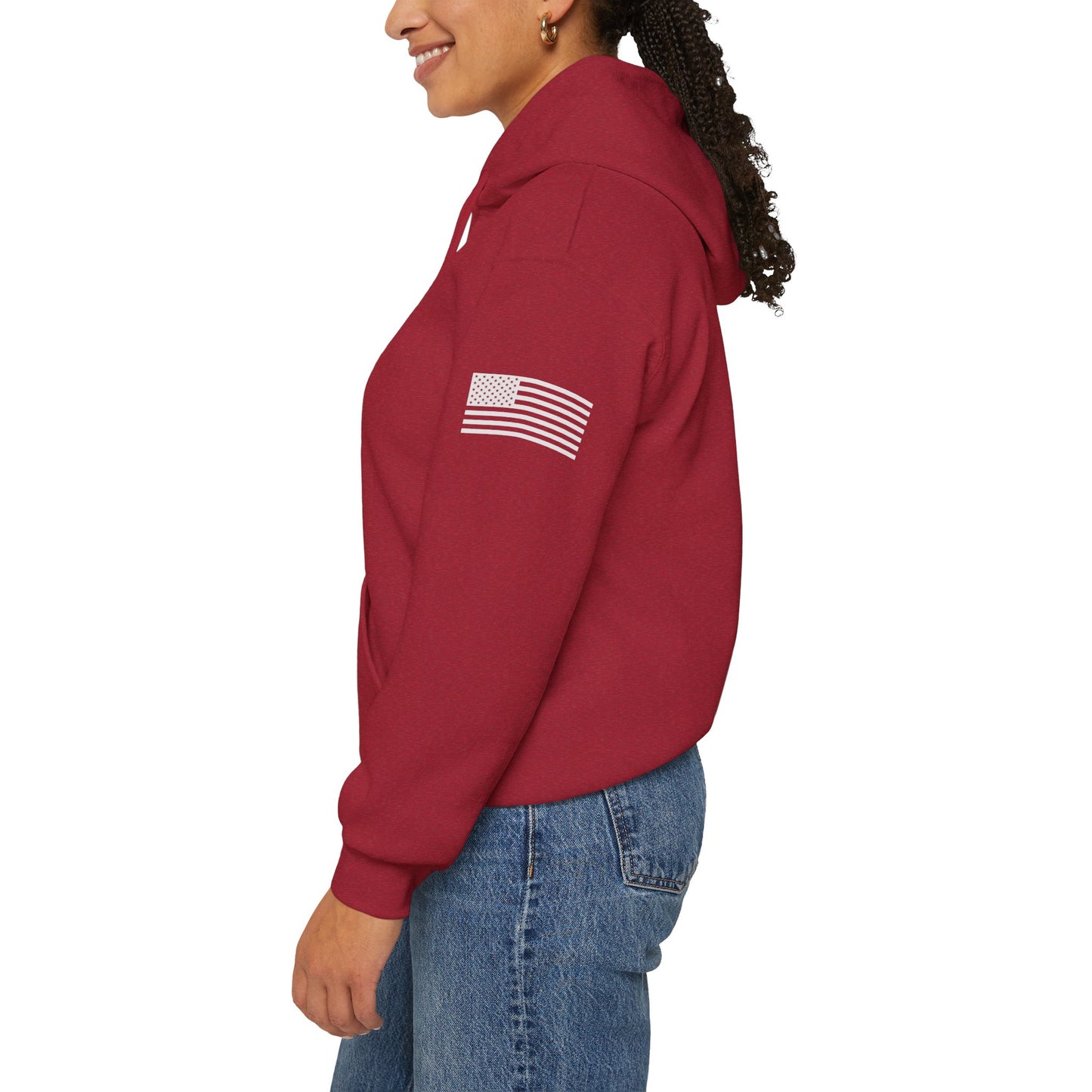 Patriotic Unisex Sweatshirt - Screaming Eagle Gadsen Snake USA Design