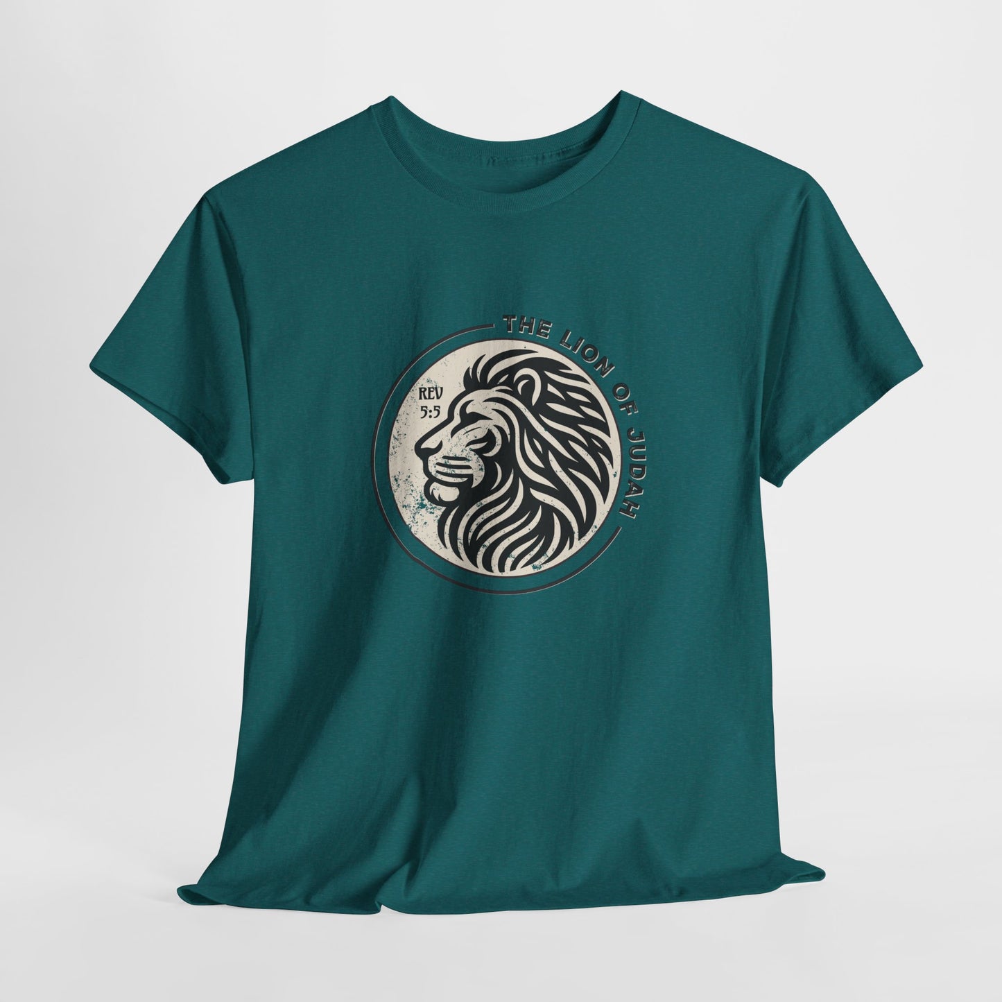 Faith Driven Unisex Tee - Romans 5:5 "The Lion of Judah Design"