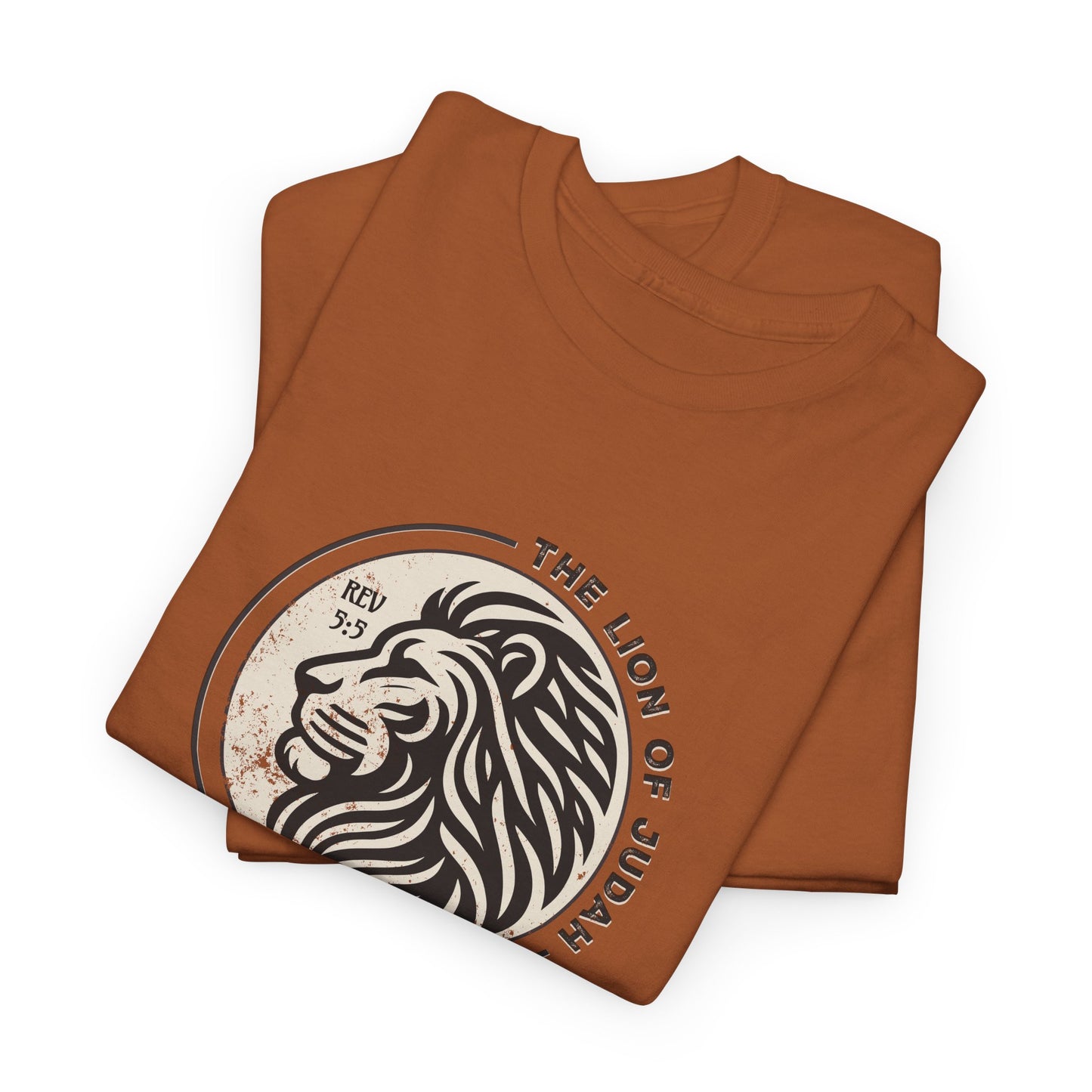Faith Driven Unisex Tee - Romans 5:5 "The Lion of Judah Design"