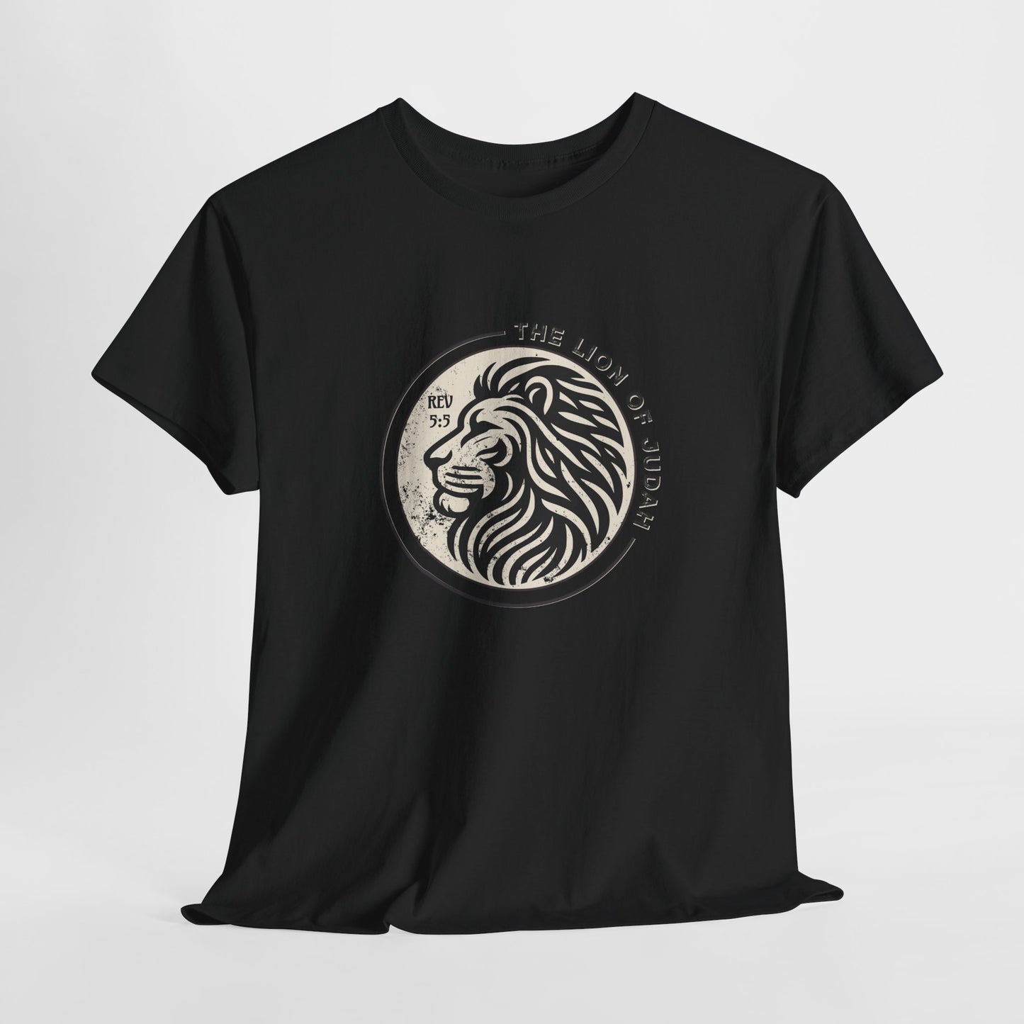 Faith Driven Unisex Tee - Romans 5:5 "The Lion of Judah Design"