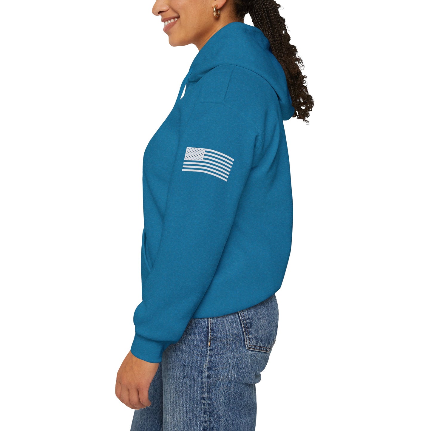 Patriotic Unisex Sweatshirt - Screaming Eagle Gadsen Snake USA Design