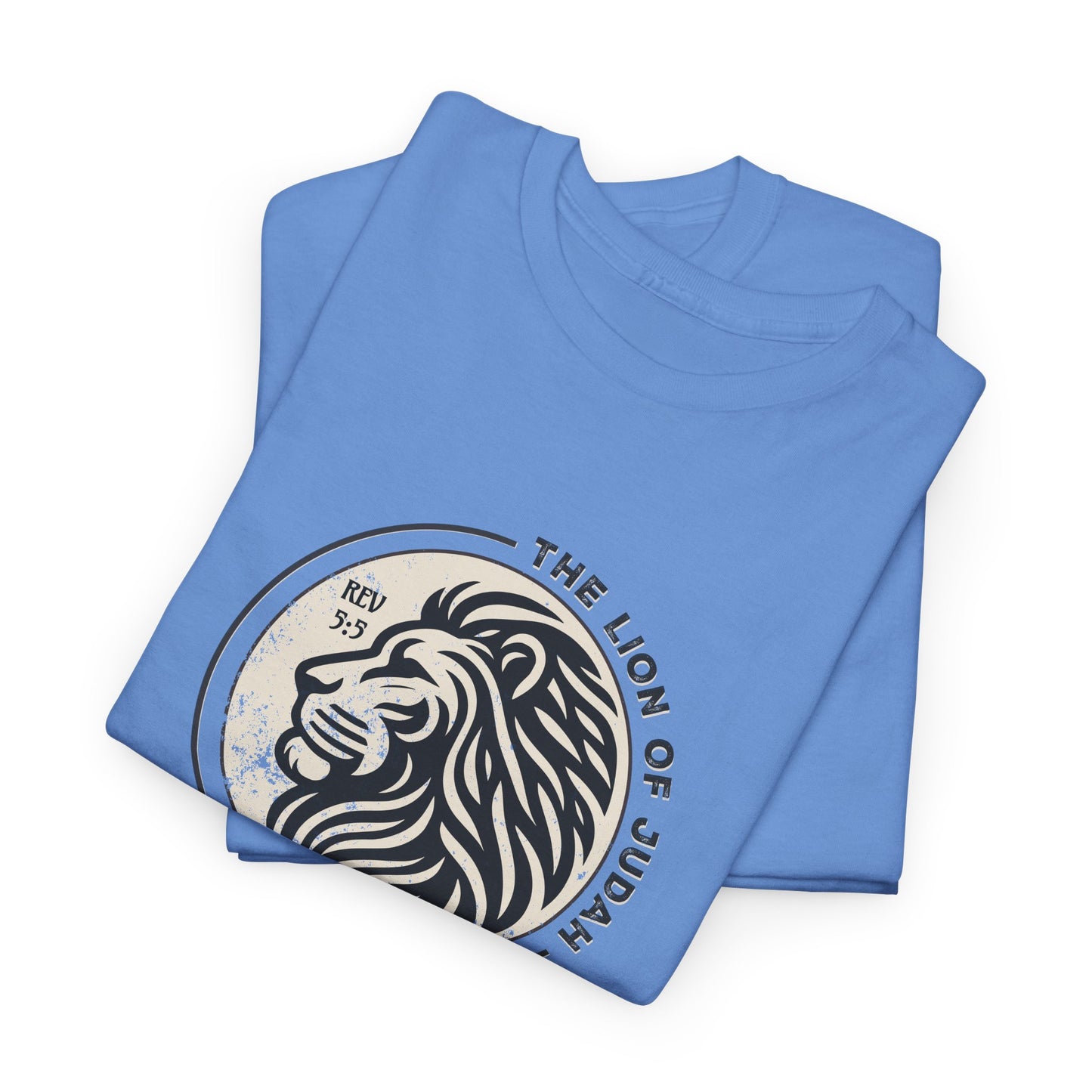 Faith Driven Unisex Tee - Romans 5:5 "The Lion of Judah Design"