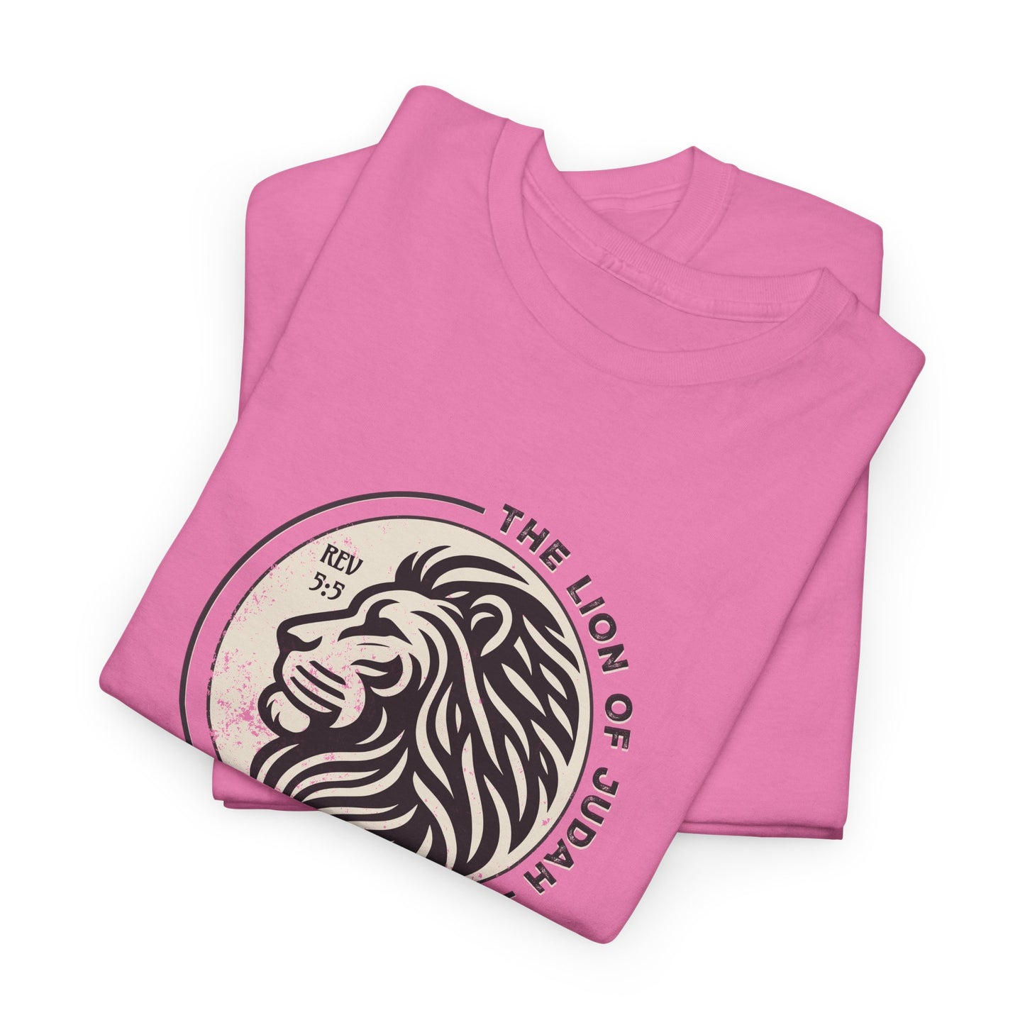 Faith Driven Unisex Tee - Romans 5:5 "The Lion of Judah Design"