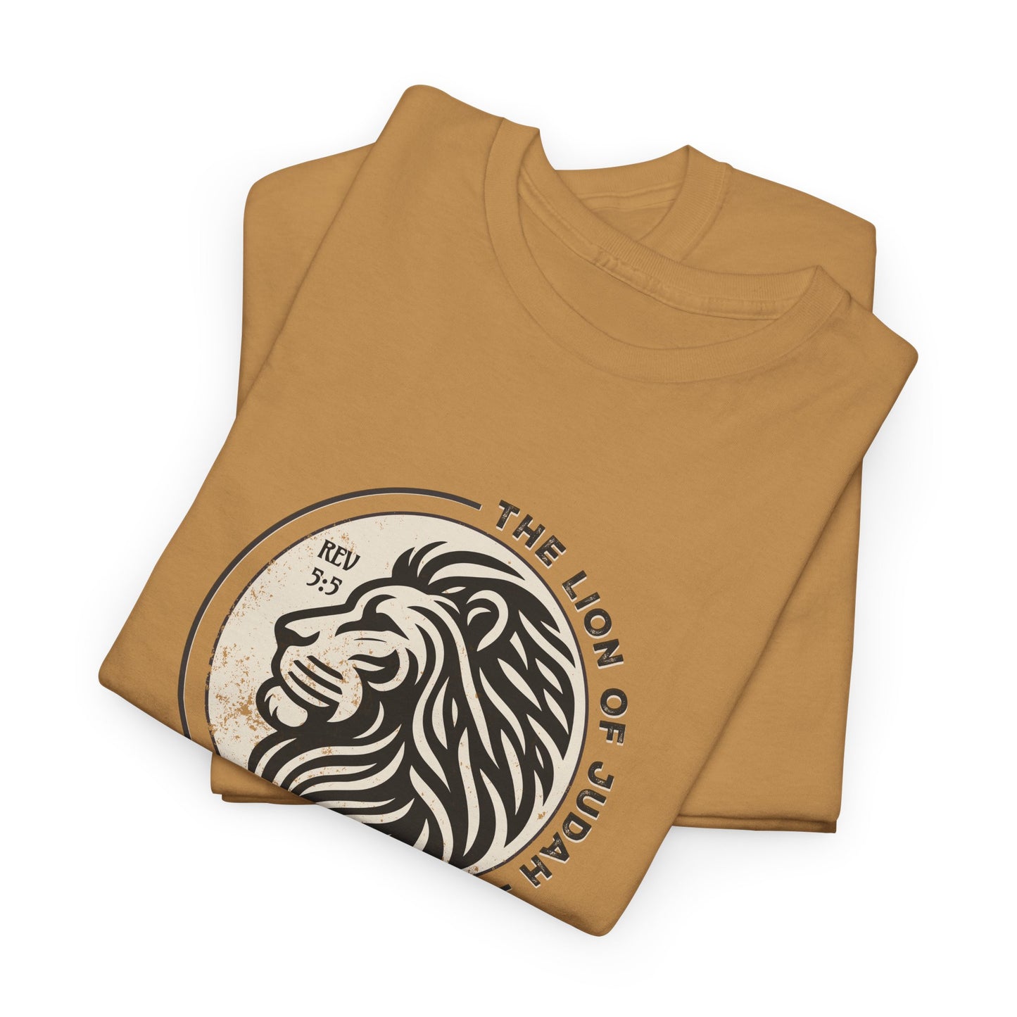 Faith Driven Unisex Tee - Romans 5:5 "The Lion of Judah Design"