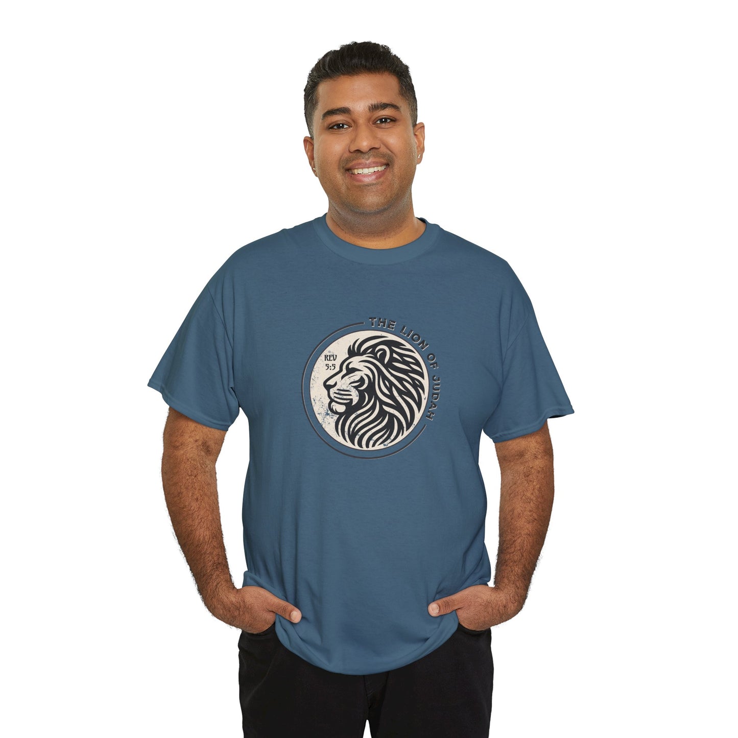 Faith Driven Unisex Tee - Romans 5:5 "The Lion of Judah Design"