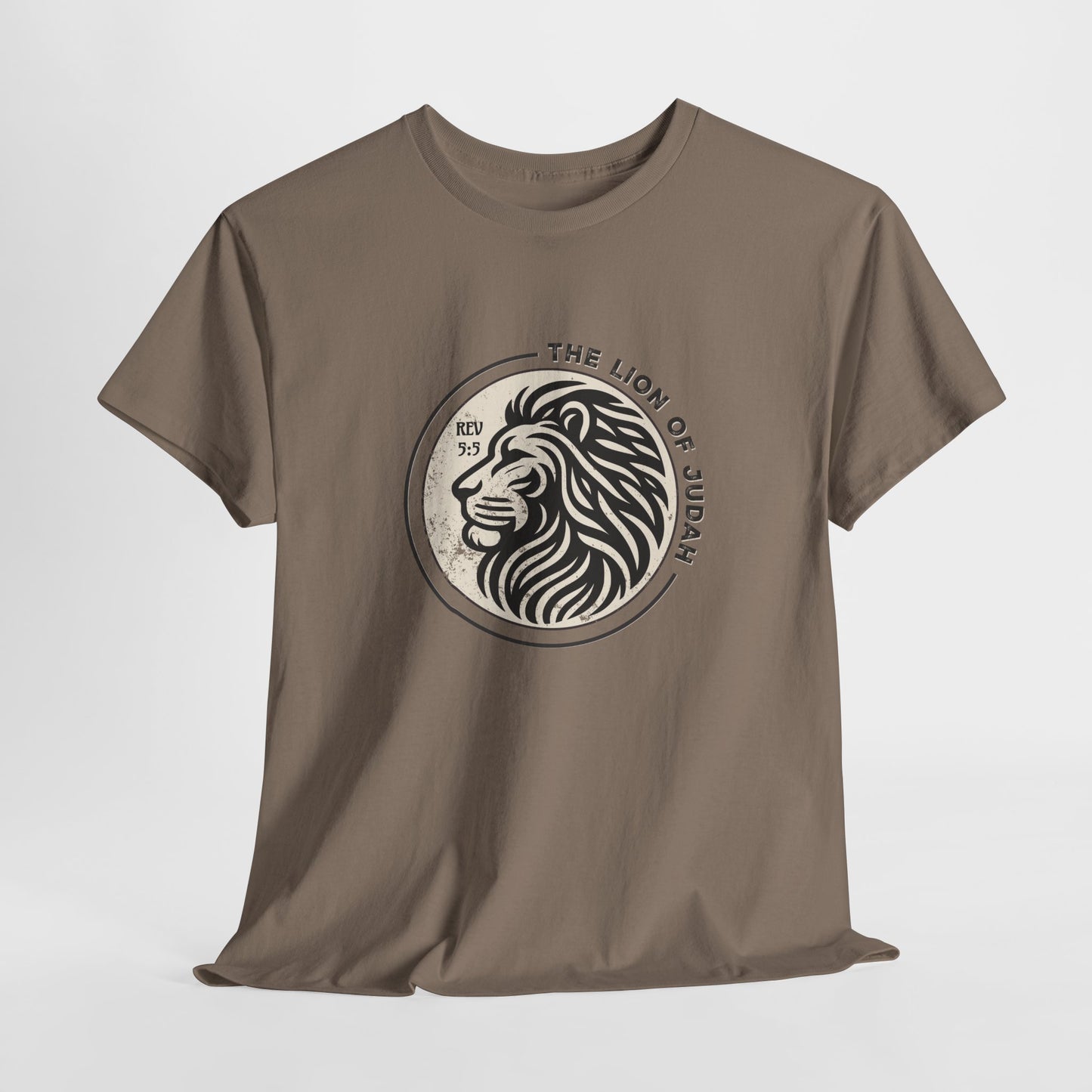 Faith Driven Unisex Tee - Romans 5:5 "The Lion of Judah Design"