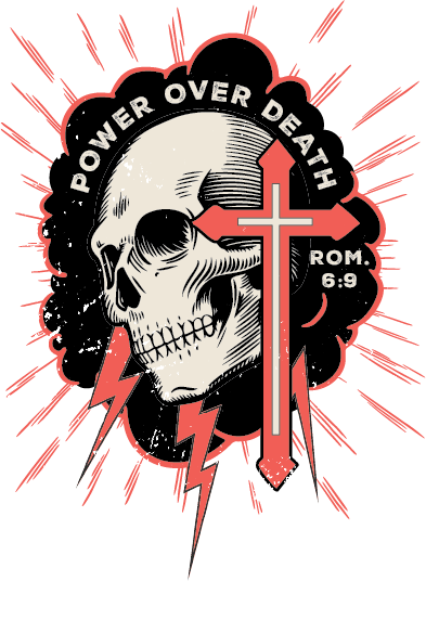 Faith Skull Tee Design