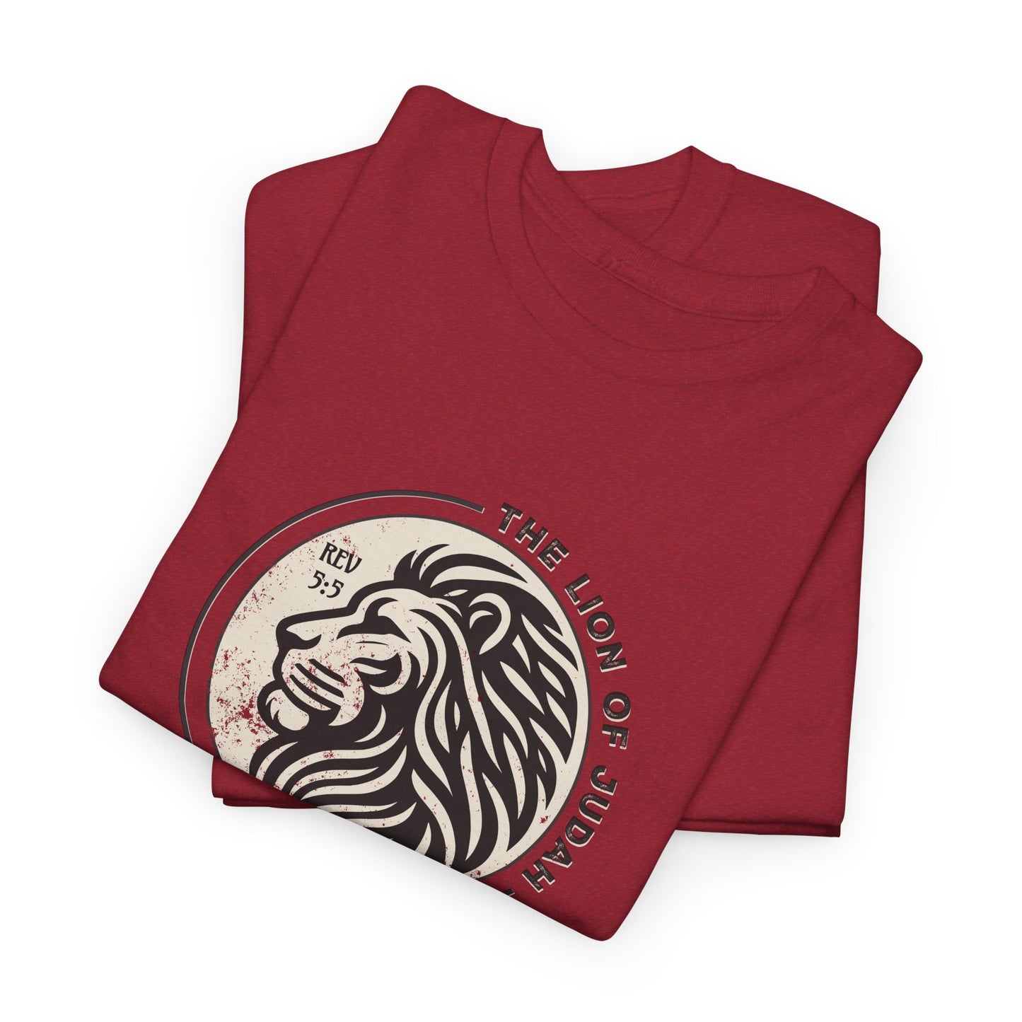Faith Driven Unisex Tee - Romans 5:5 "The Lion of Judah Design"