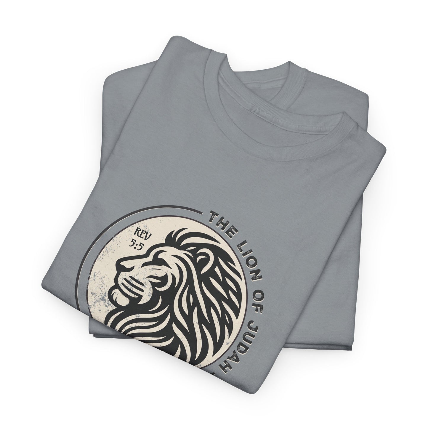 Faith Driven Unisex Tee - Romans 5:5 "The Lion of Judah Design"