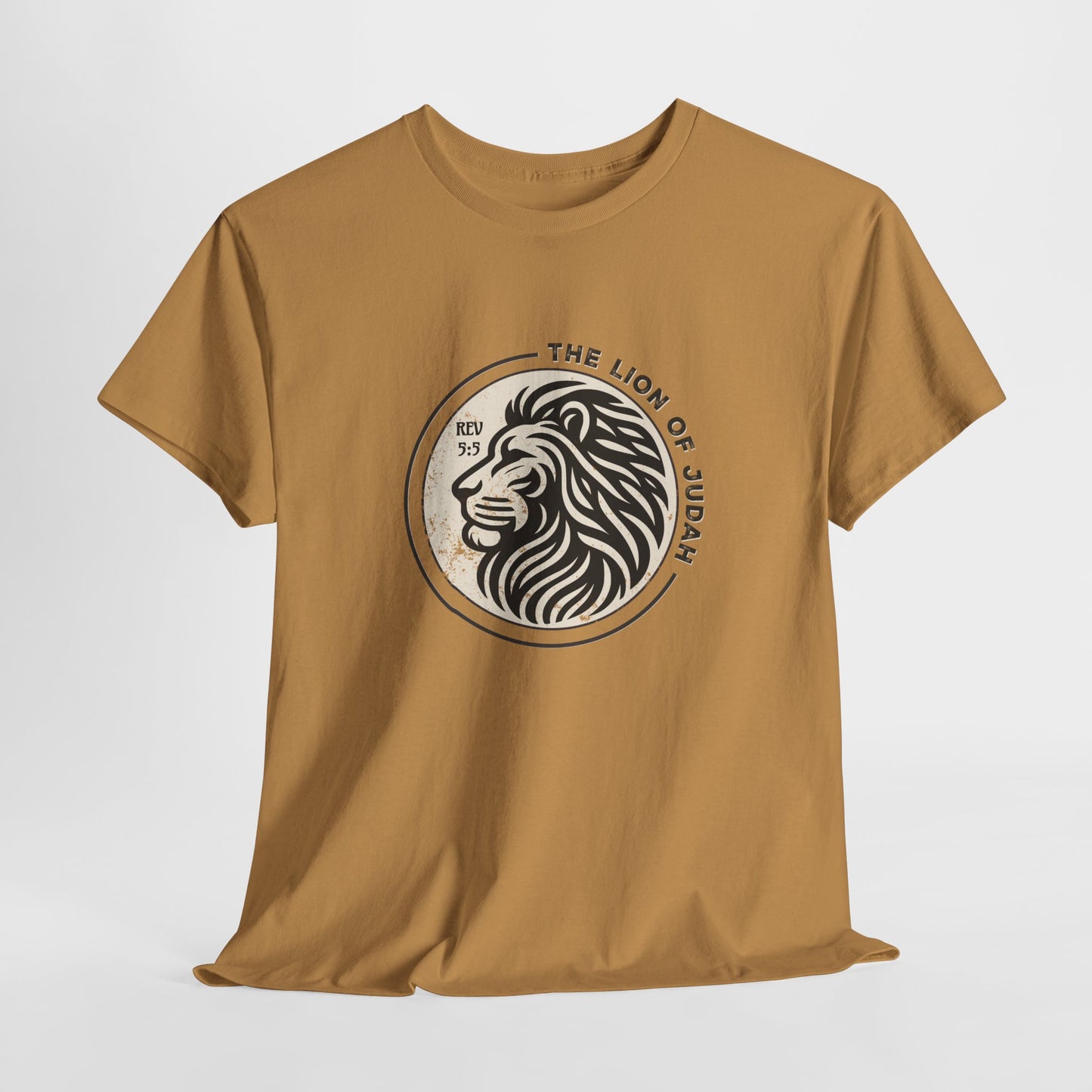 Faith Driven Unisex Tee - Romans 5:5 "The Lion of Judah Design"