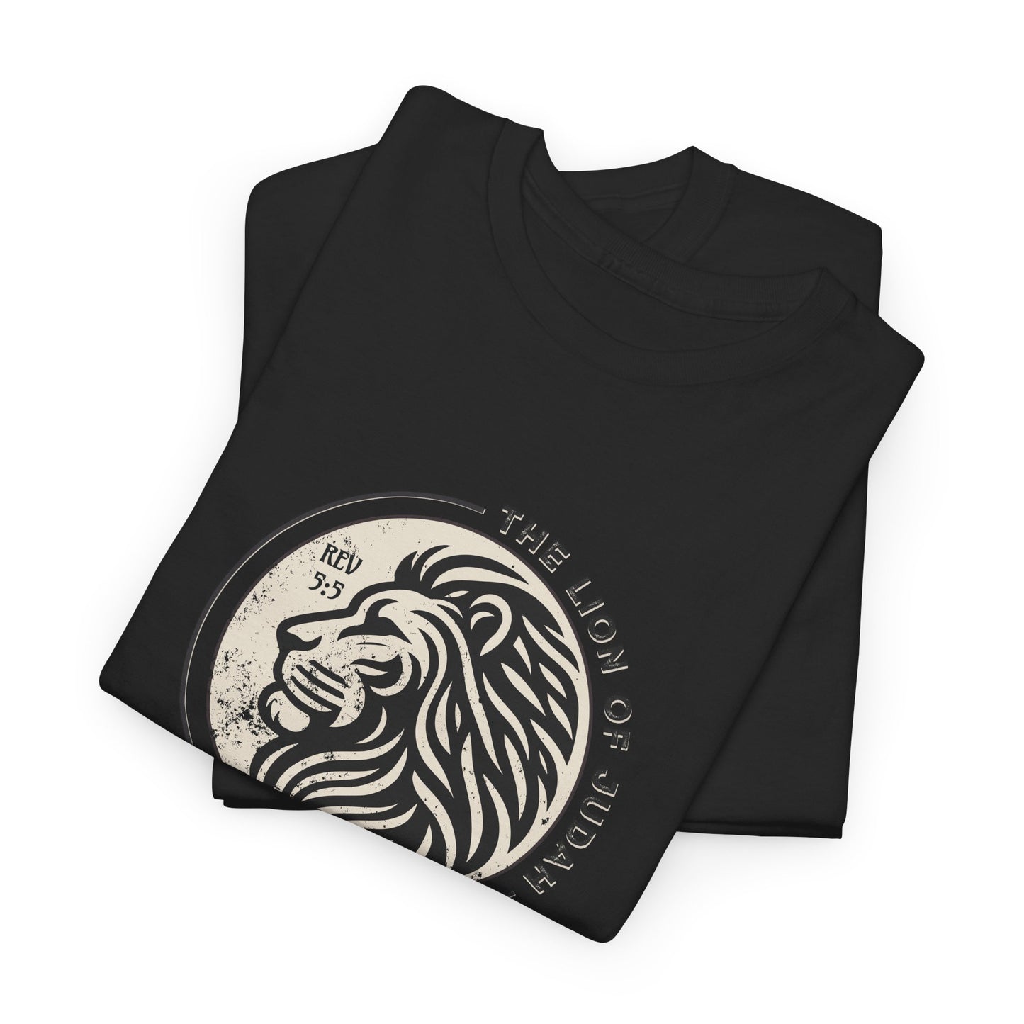 Faith Driven Unisex Tee - Romans 5:5 "The Lion of Judah Design"
