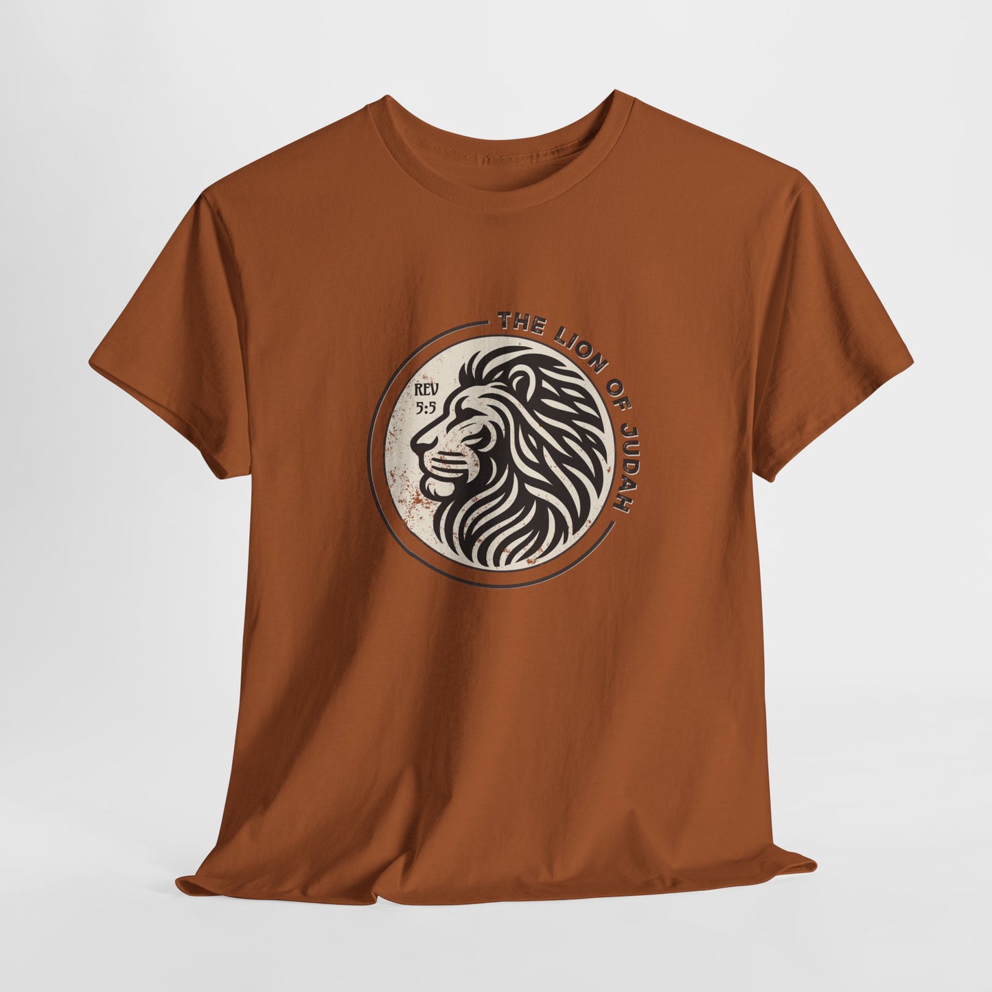 Faith Driven Unisex Tee - Romans 5:5 "The Lion of Judah Design"