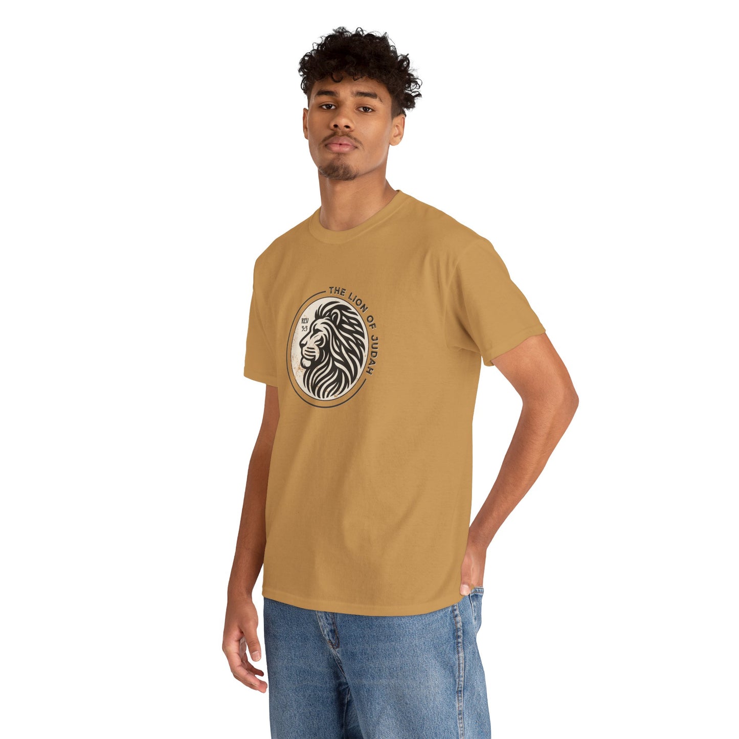 Faith Driven Unisex Tee - Romans 5:5 "The Lion of Judah Design"