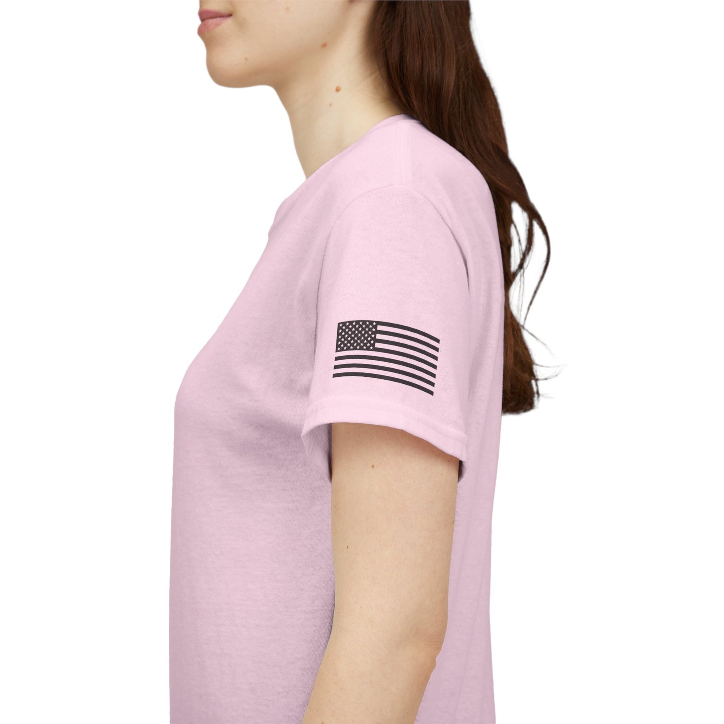 Patriotic Unisex T-Shirt - Gadsen USA Design *Blk