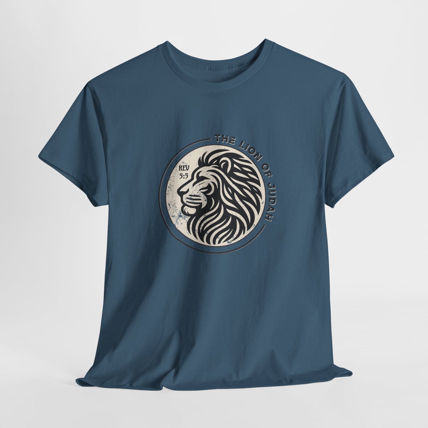 Faith Driven Unisex Tee - Romans 5:5 "The Lion of Judah Design"