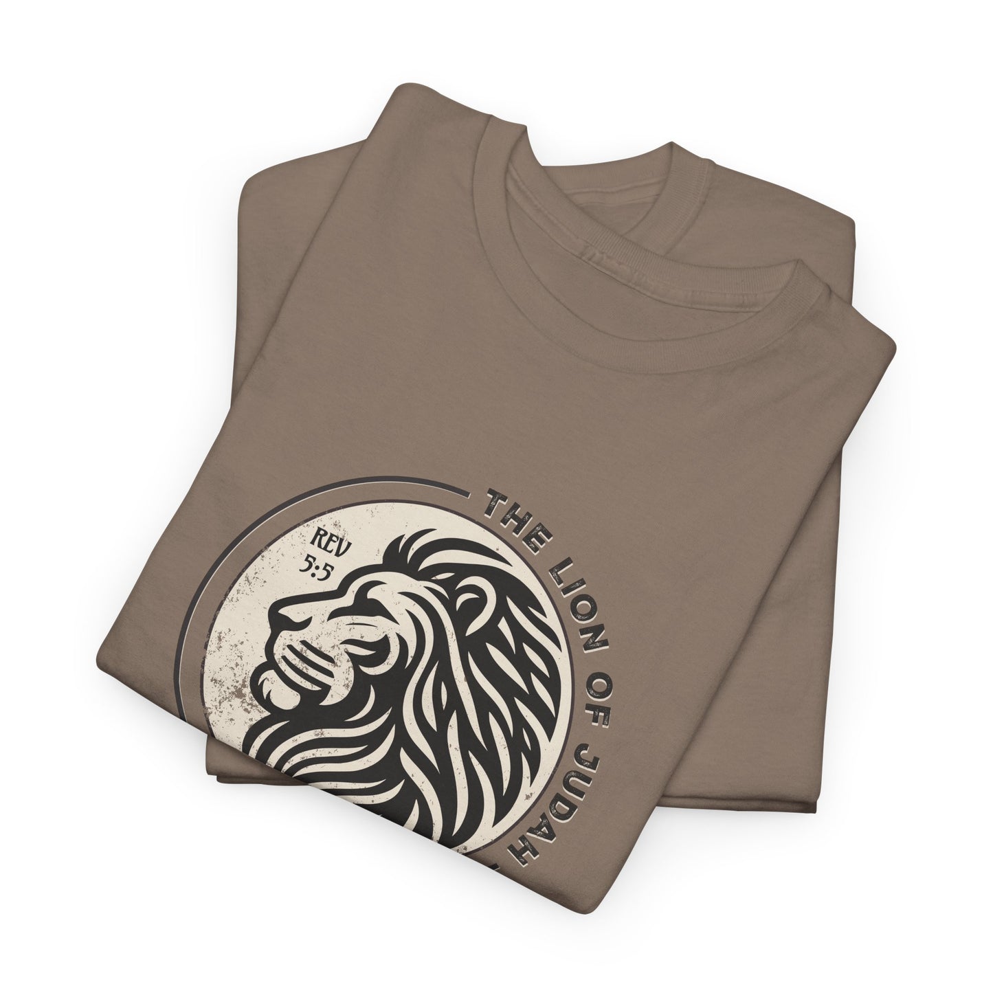 Faith Driven Unisex Tee - Romans 5:5 "The Lion of Judah Design"