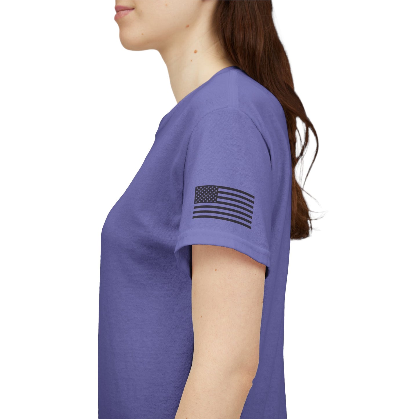 Patriotic Unisex T-Shirt - Gadsen USA Design *Blk