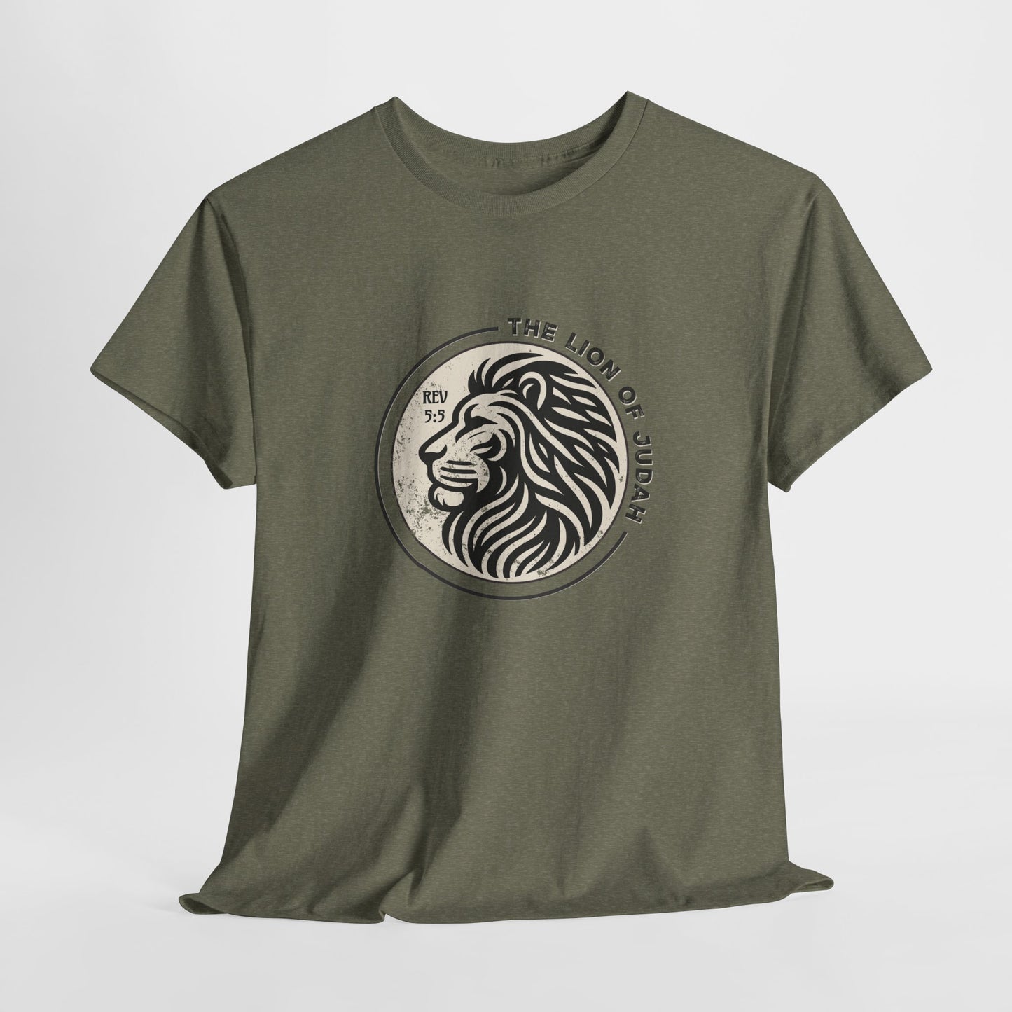 Faith Driven Unisex Tee - Romans 5:5 "The Lion of Judah Design"