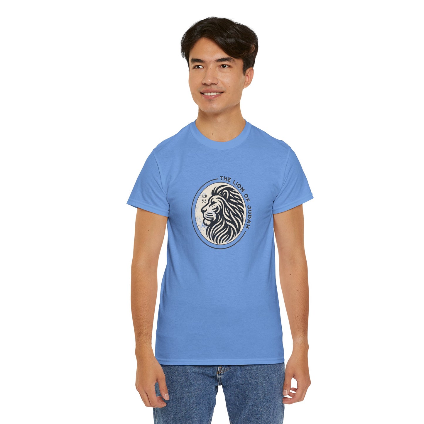 Faith Driven Unisex Tee - Romans 5:5 "The Lion of Judah Design"